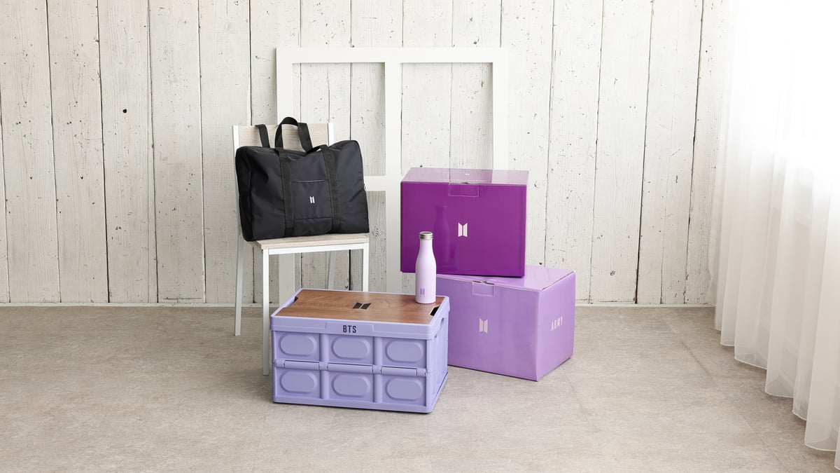 BTSのギフトボックスが登場、Purpleをテーマに全4種を発売