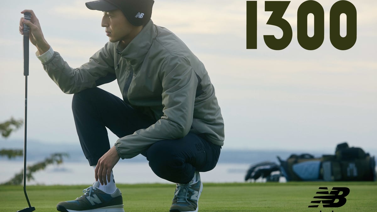 ニューバランスが「1300」の日本製ゴルフシューズを発売、防水 
