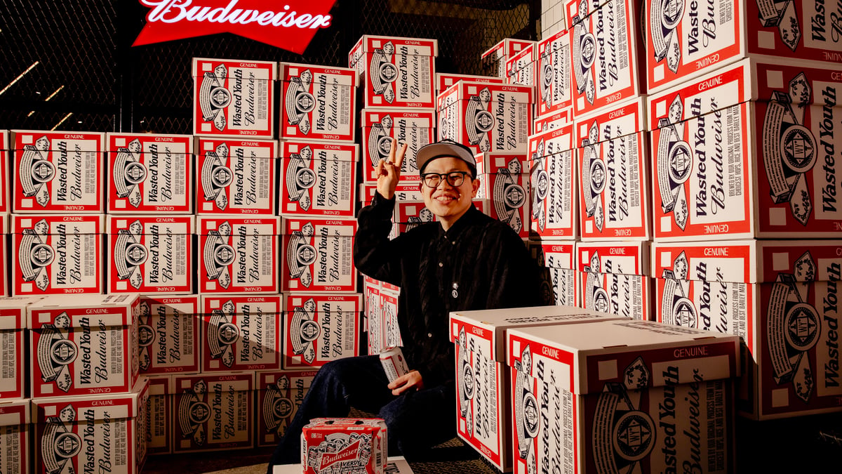 VERDY Budweiser コラボ ポスター wasted youth - アート用品
