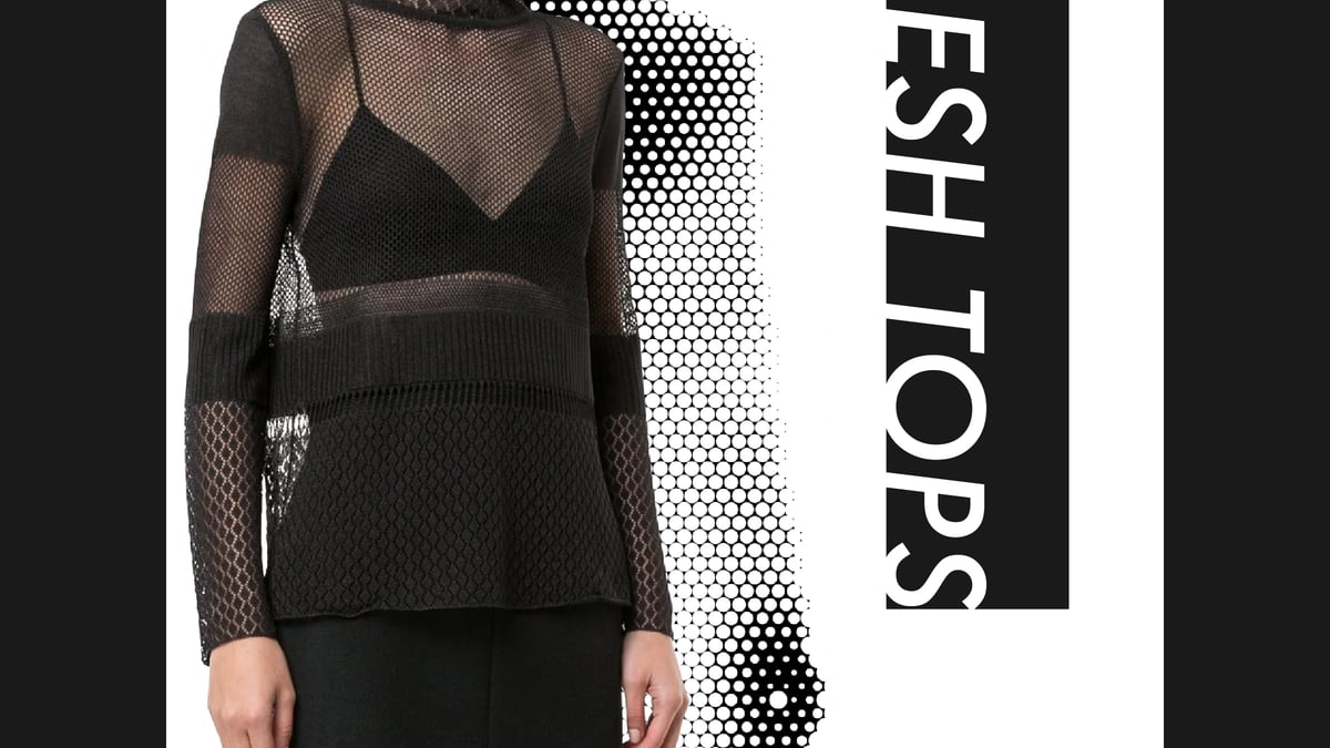 エッジを効かせるメッシュトップスはいかが？おすすめ8選