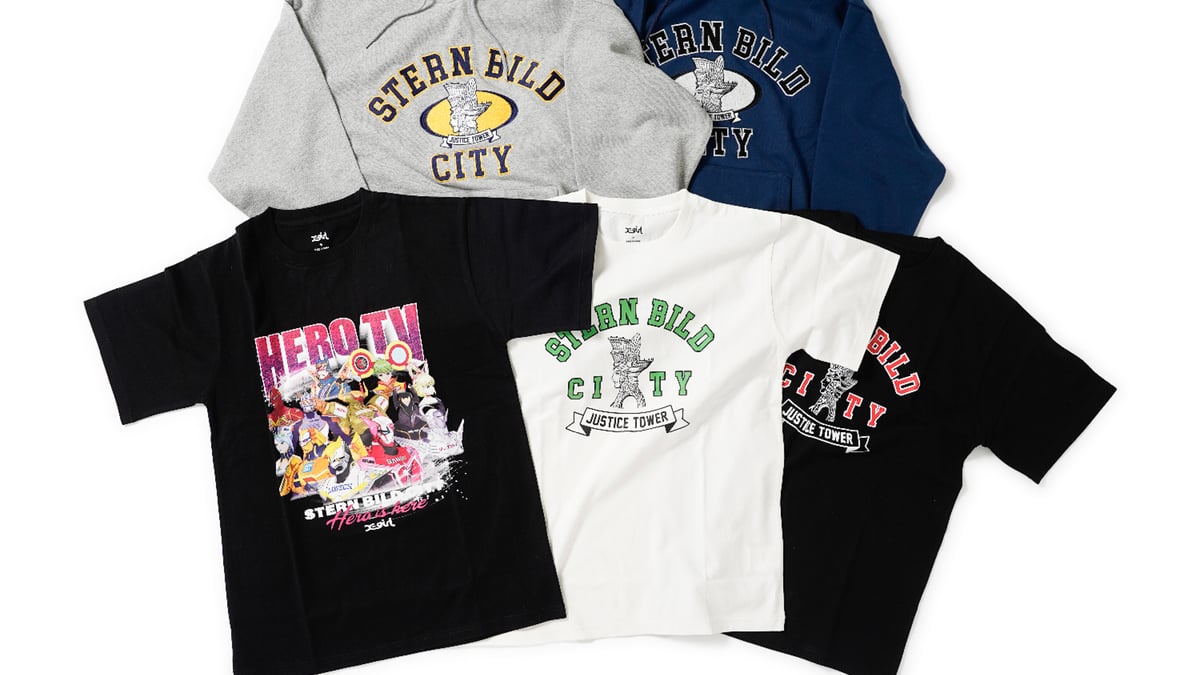 エックスガール×TIGER & BUNNY 2 作中の番組をイメージしたTシャツなど展開