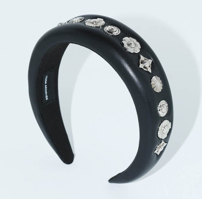 TOGA ARCHIVES LEATHER HEADBAND 1 カチューシャ | gulatilaw.com