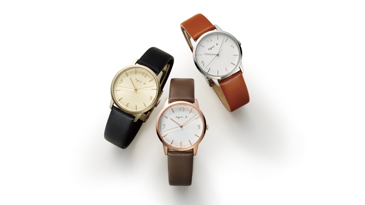 アニエスべー ウオッチが手書き数字の時計「マルチェロ！」メイドイン