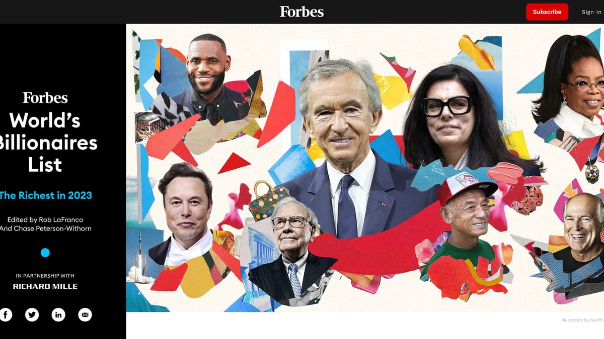 フォーブス世界長者番付」LVMHベルナール・アルノーCEOが“世界一の富豪”に イーロン・マスクを抜く