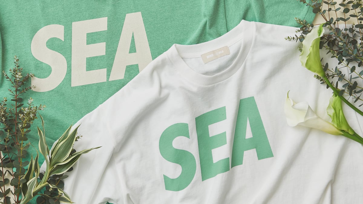 美品]WIND AND SEA コラボ長袖Ｔシャツ ホワイト Mサイズ - トップス