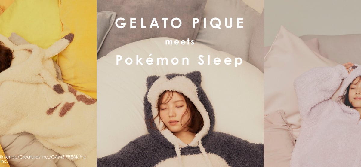 GELATO PIQUE Pokemon Sleep Men's Hoodie & Shorts Snorlax