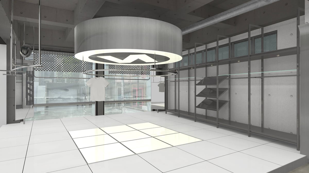 yutoriが展開「9090」の旗艦店が原宿にオープン、アンブロとのコラボを