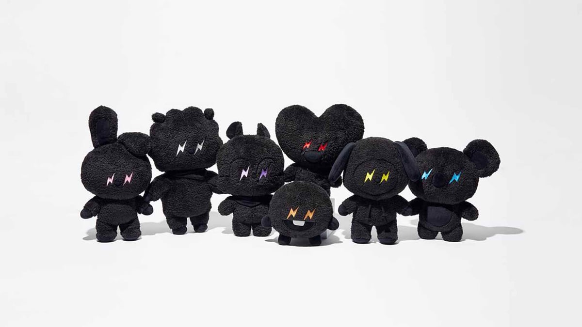 フラグメントが「BT21」とコラボ、ブラックのボディにサンダーボルト