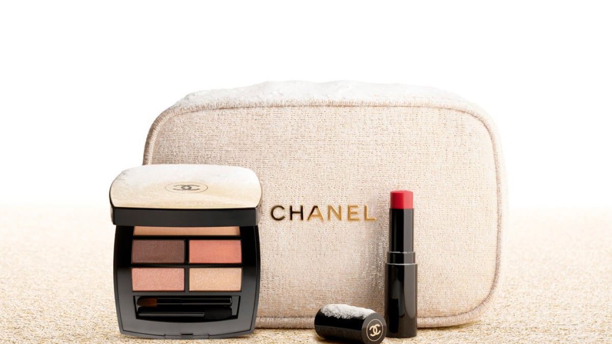 【CHANEL】ホリデー限定セット デュオ イン バッグ セットショッパーメッセージカード付き