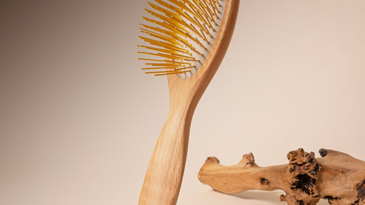  FOX 木製ピンブラシ snowfoxskincare-brush-