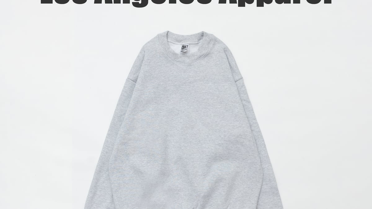 LOS ANGELES APPAREL グレー スウェット M ココチヤ - LOS ANGELES APPAREL｜Yahoo!ショッピング