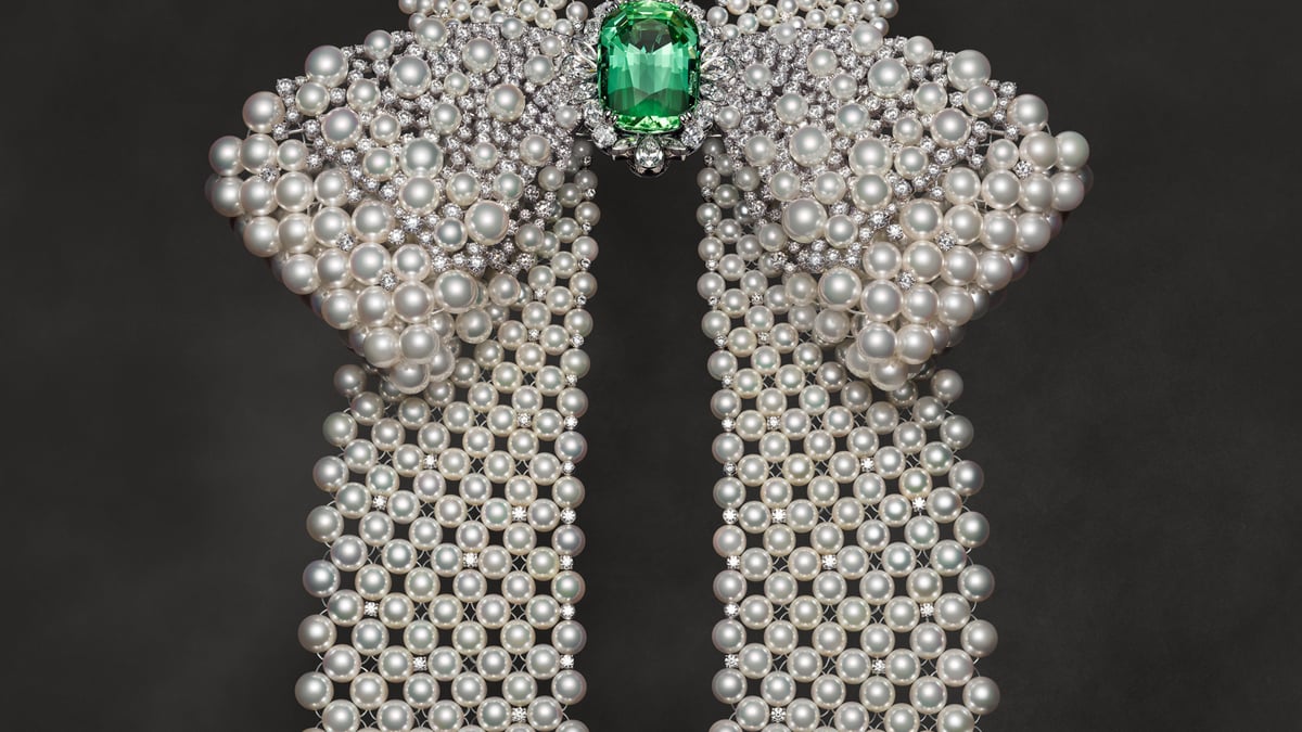 MIKIMOTO 高級パールジュエリー空箱 リボン付 ミキモトがパリで新作ハイジュエリー「The Bows」を発表、伝統的