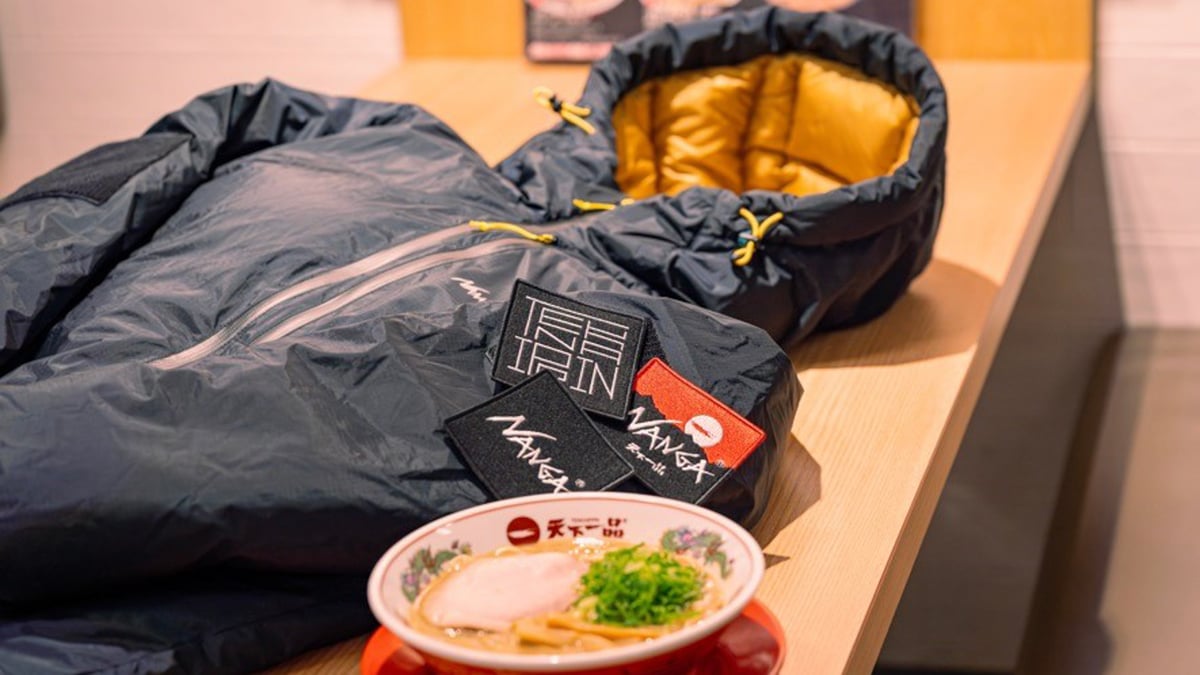 限定品　NANGA 天下一品 コラボダウンジャケット ナンガ×天下一品がコラボ!?ダウンの出来栄えは見た目あっさり、中身は