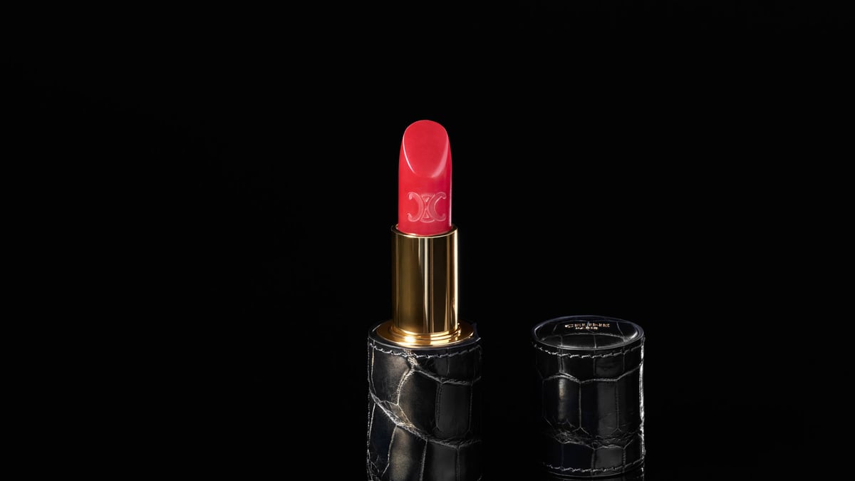 CELINE LE ROUGE ルルージュセリーヌ01 Le Rouge CELINE01 ROUGE TRIOMPHE - Satin Lipstick - 01 ROUGE