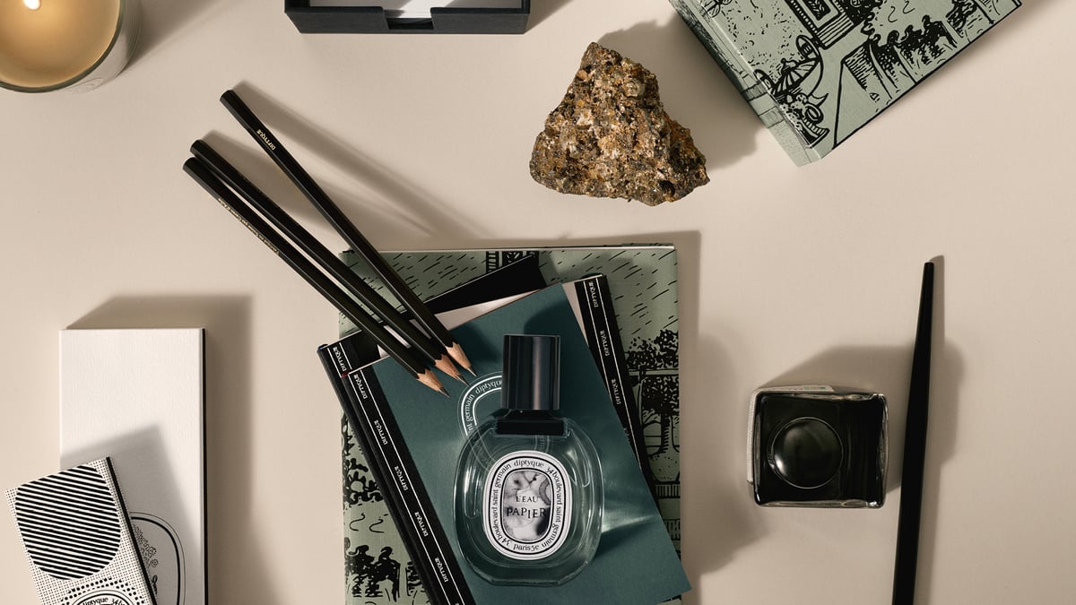 Diptyque Basile フォトフレーム　鉛筆 diptyque-office-accessories-