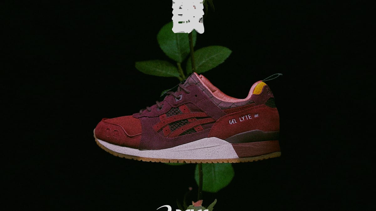 アシックスがバラをイメージした「GEL-LYTE III OG」を発売、ミタスニーカーズの国井栄之参画モデル第2弾