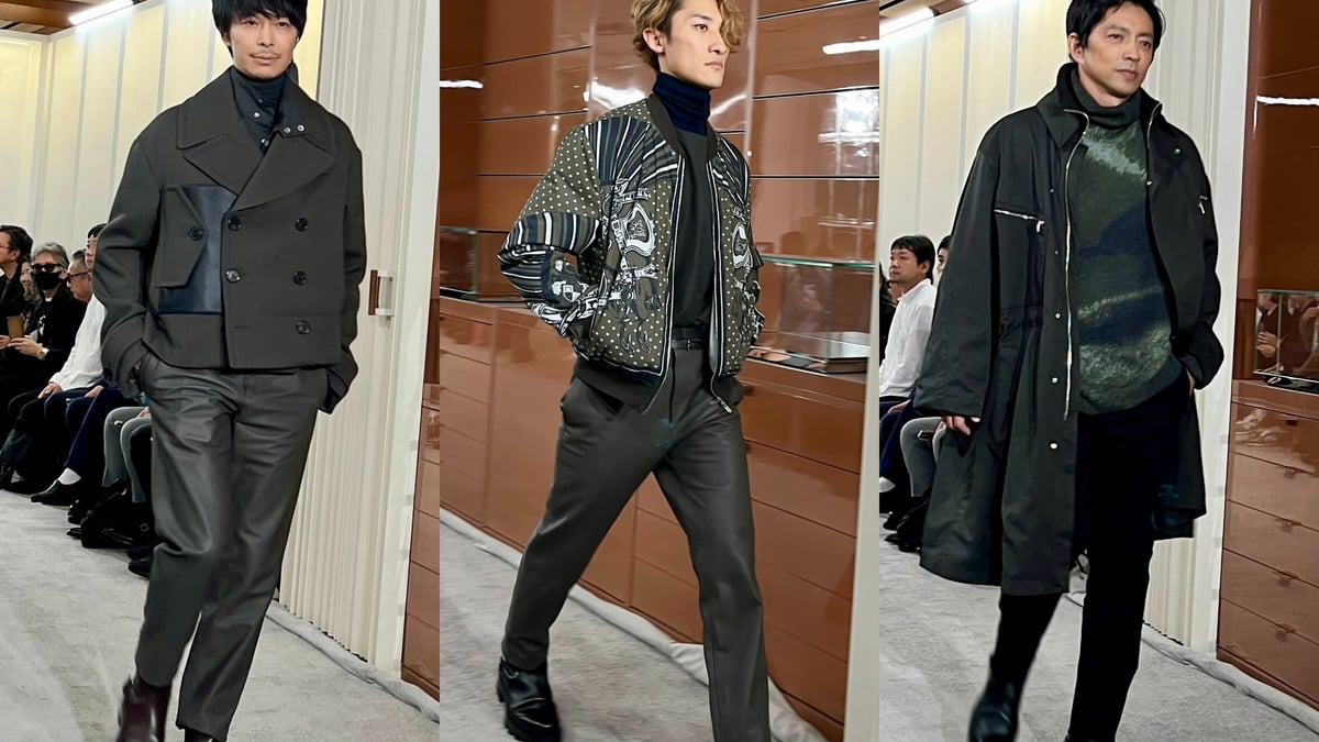 エルメスが「銀座メゾンエルメス」でショー開催 大沢たかおや エルメスが「銀座メゾンエルメス」でショー開催 大沢たかおや