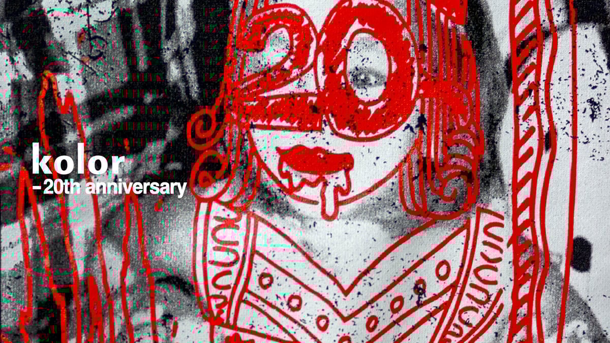 カラーが設立20周年、グラフィックをあしらった記念アイテムを発売