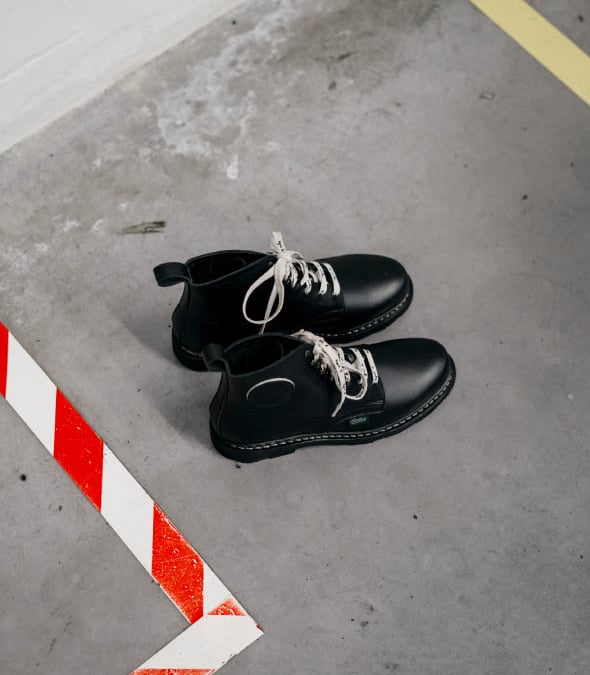 【アニエスベー】希少！ BOTTINES agnes b. x PARABOOT ブーツ アニエスベー】希少！ BOTTINES agnes b. x PARABOOT ブーツ