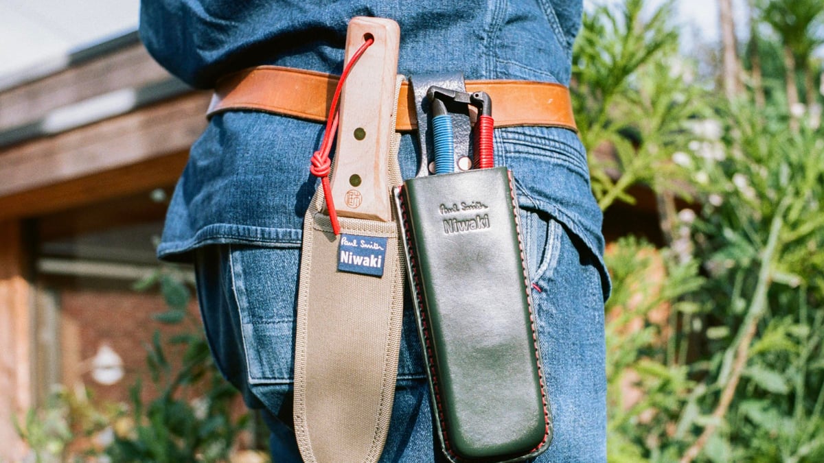 ポール・スミスがガーデニングブランド「ニワキ」とコラボ 剪定ばさ