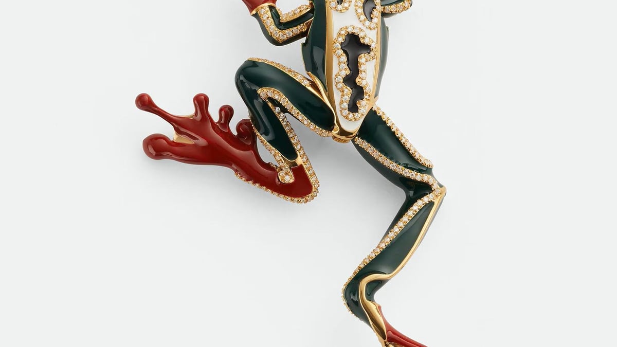 かわいいカエルが手元をお洒落に ◆ Bottega Veneta ラナ リング bottega-frog-21-30d0b779-a6e2-