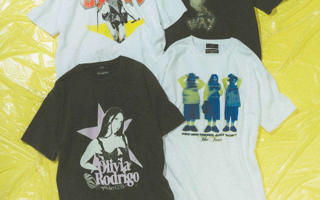 テック ファッション ビームス プリント サーマル クルーネック Tシャツ