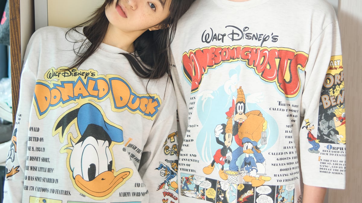 ディズニー古着のポップアップ「みんなのファンタジーTシャツ展