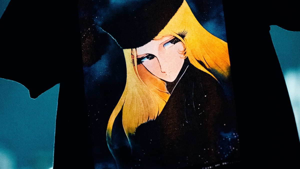 ★COSPA×ビューティビースト★銀河鉄道999☆バッグ付きTシャツ★メーテル ☆COSPA×ビューティビースト☆銀河鉄道999☆バッグ付きTシャツ