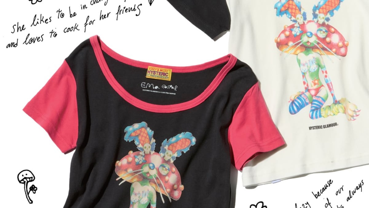 GASPAR EMA 半袖Tシャツ GLAMOUR HYSTERIC HYSTERIC ヒステリックグラマー GASPAR EMA 半袖Tシャツ GLAMOUR トップス