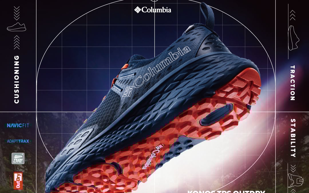 Columbia - 美品　コロンビア　KONOS TRS OUTDRY 30cm 防水シューズ コロンビアが全地形対応の新作フットウェアを発売、クッション性