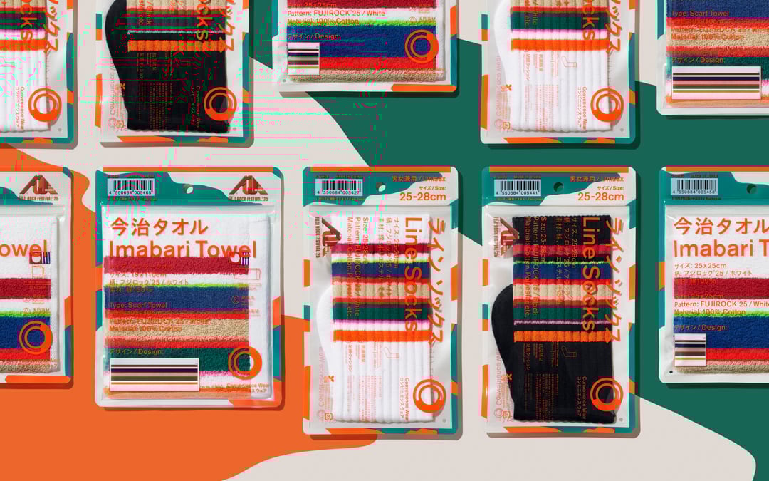 今治タオル FUJI ROCK FESTIVAL '25 25x25cm New Official Merchandise! | FUJI ROCK FESTIVAL '25
