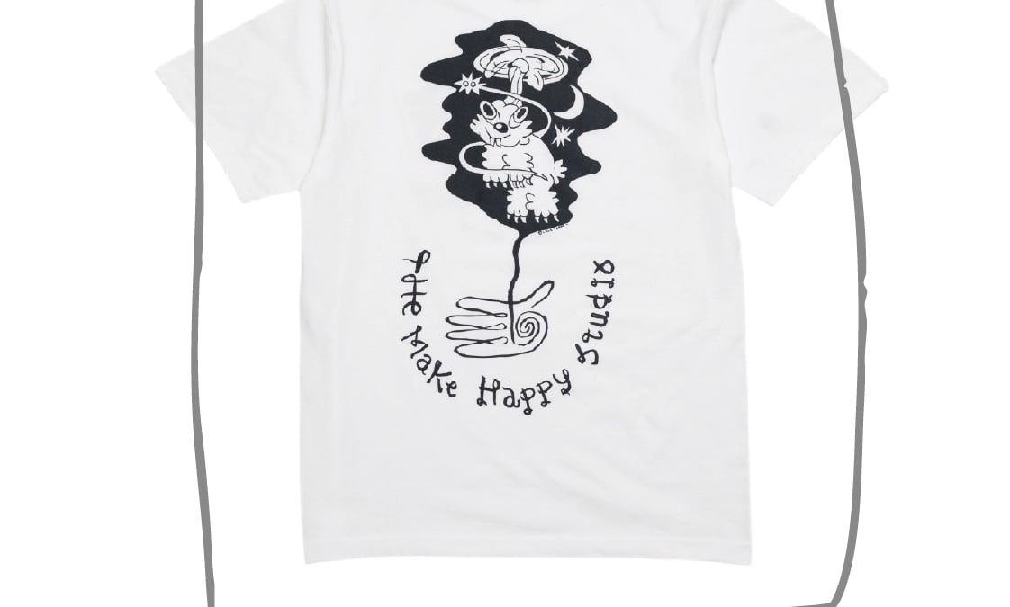 qwer 新品未開封 t-shirt ポップアップ tシャツ ivory 商品詳細ページ | Saucy Dog Online Shop | おえかきTシャツ -せとゆいか-