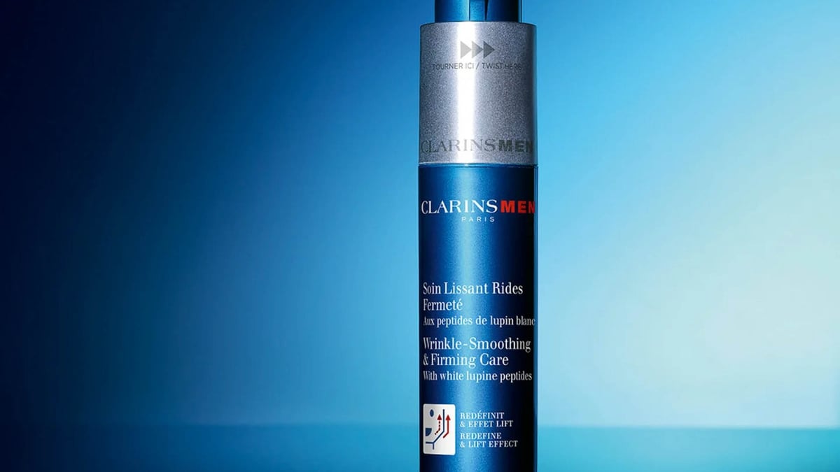 クラランスがメンズ用エイジングケア乳液を発売 フェイスラインが