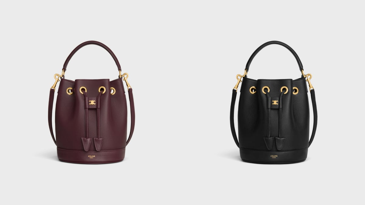 セリーヌから定番バッグ「ティーン バケット クララ」の新色が登場