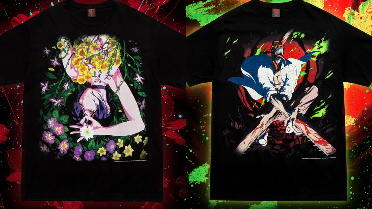 チェンソーマン tシャツ 缶バッジ付き L ❤️チェンソーマン tシャツ❤️缶バッジ付き❤️XL❤️ - メルカリ