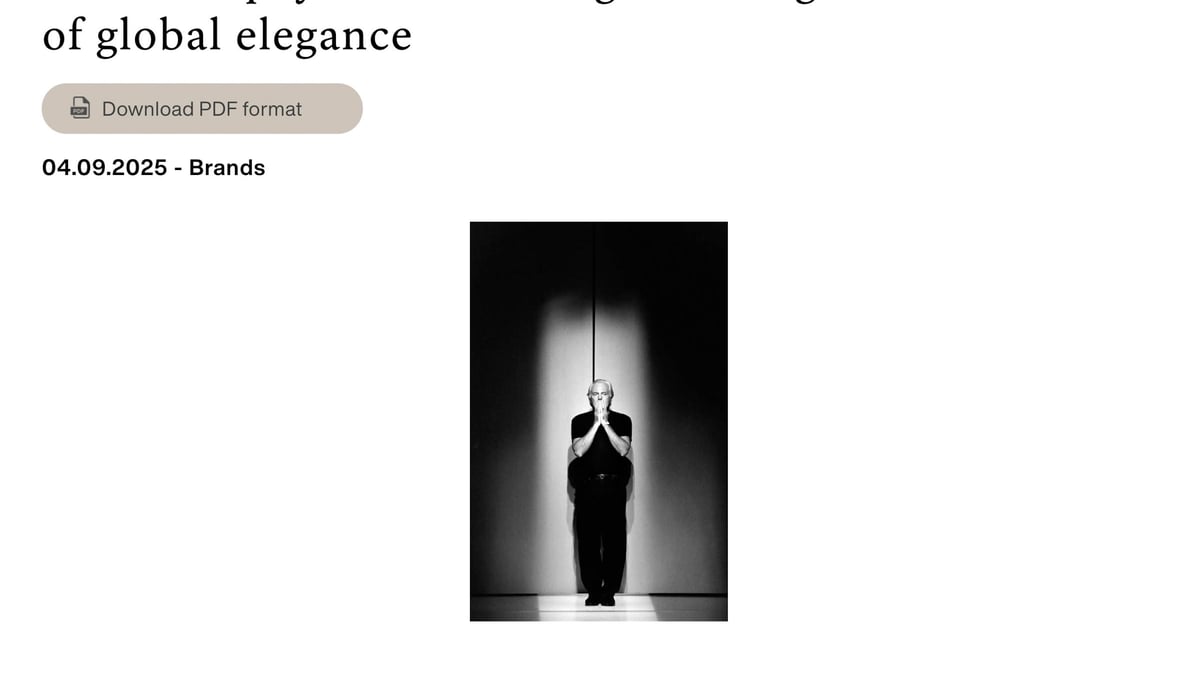 アルマーニ 売り切れました ファッション界の帝王」ジョルジオ・アルマーニ氏死去、91歳 | ロイター