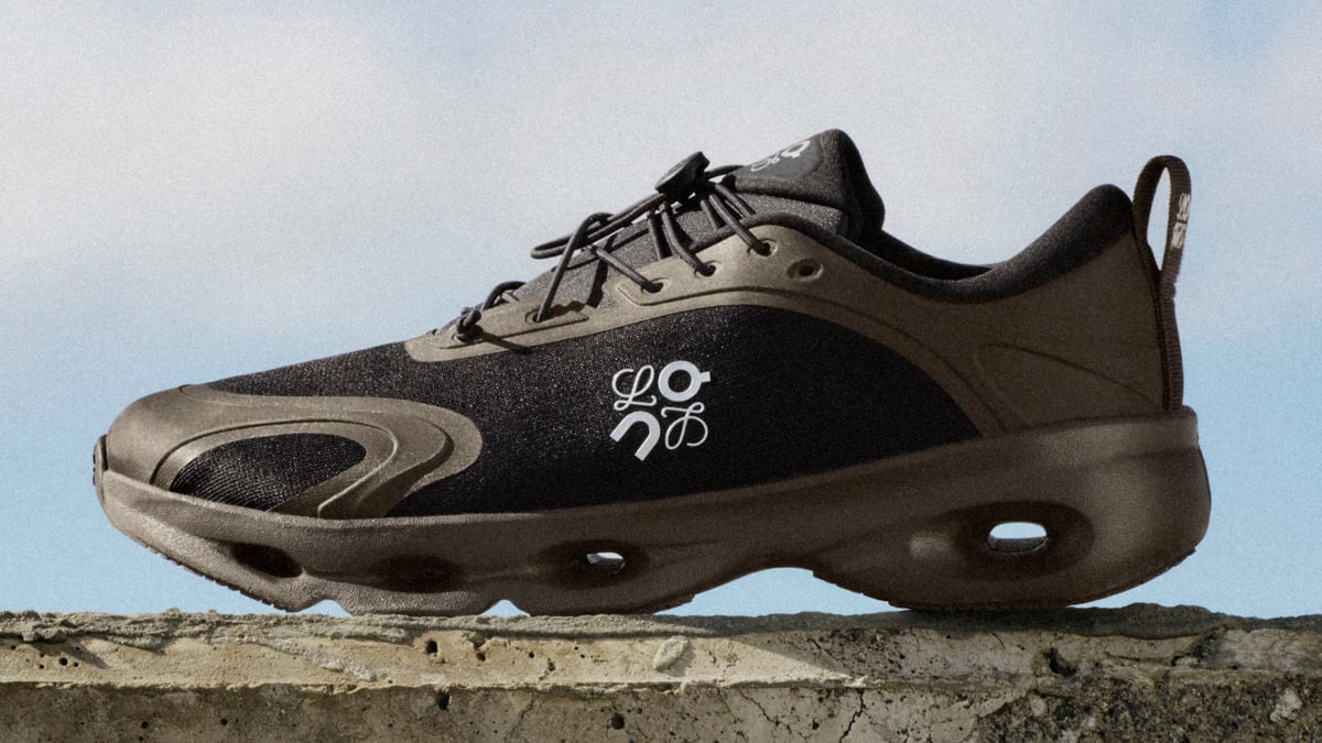 ロエベ オン LOEWE ON ブラック スニーカー ロエベ × オン、初めて共同デザインした限定スニーカー
