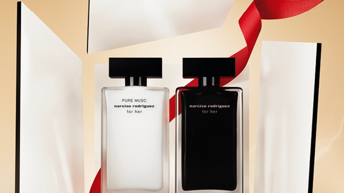 narciso rodriguez PURE MUSC フォーハーXmasコフレ ナルシソ ロドリゲス24年クリスマスコフレ、“石鹸のようにピュア