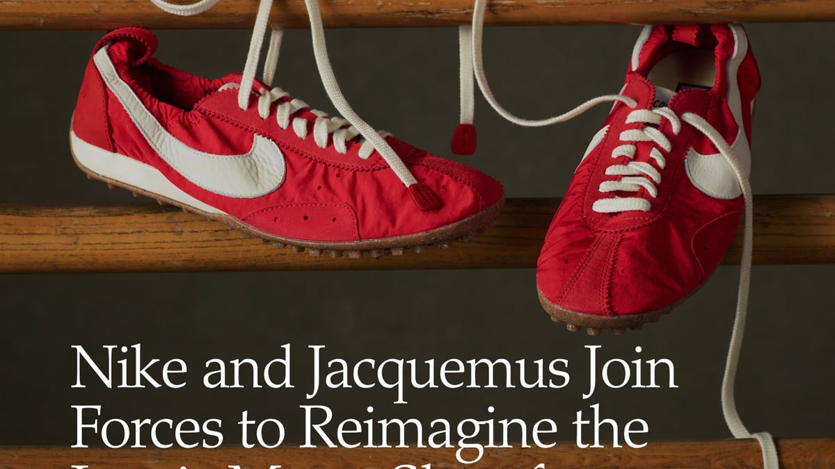 ナイキ × ジャックムスから新作発売 創始者バウワーマンが手作り