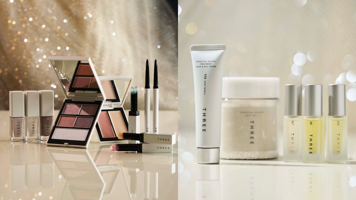 2025年クリスマスコフレ】THREE：星とネオンの光をまとうコスメや