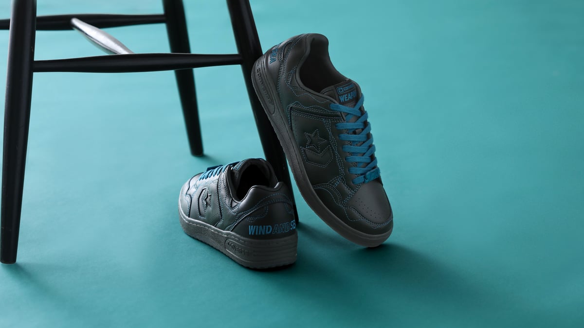 コンバースがウィンダンシーとコラボ 「月が照らす夜の海」を表現した