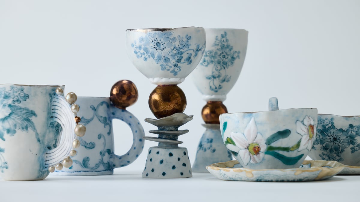 エンフォルドと陶芸家スズキヨウコがコラボ 陶器コレクションを展開