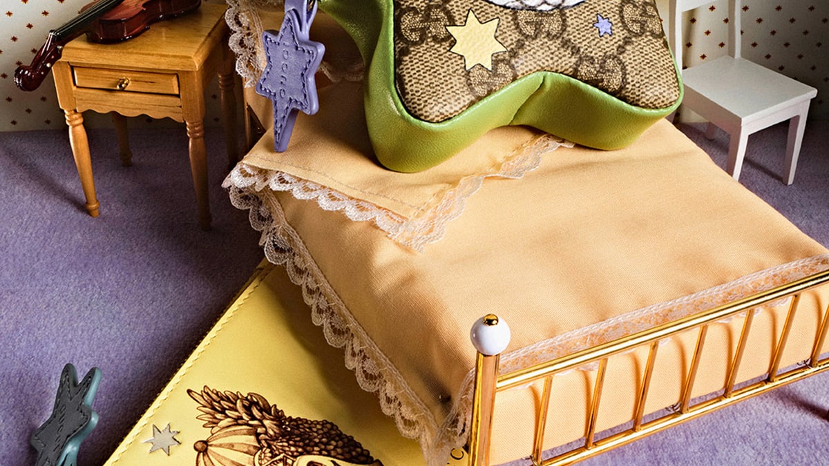 グッチ × ヒグチユウコ 描き下ろしイラストをデザインした「グッチ