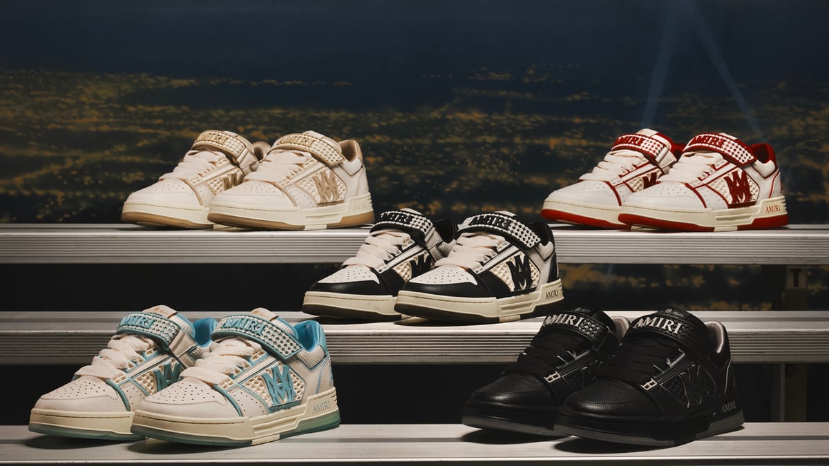 アミリが新作スニーカーを発売 アッパーにシグネチャーロゴをデザイン