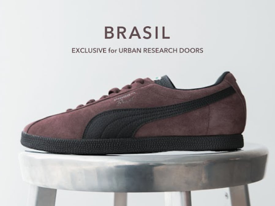 アーバンリサーチ ドアーズがプーマ「BRASIL」の別注モデルを発売 2色