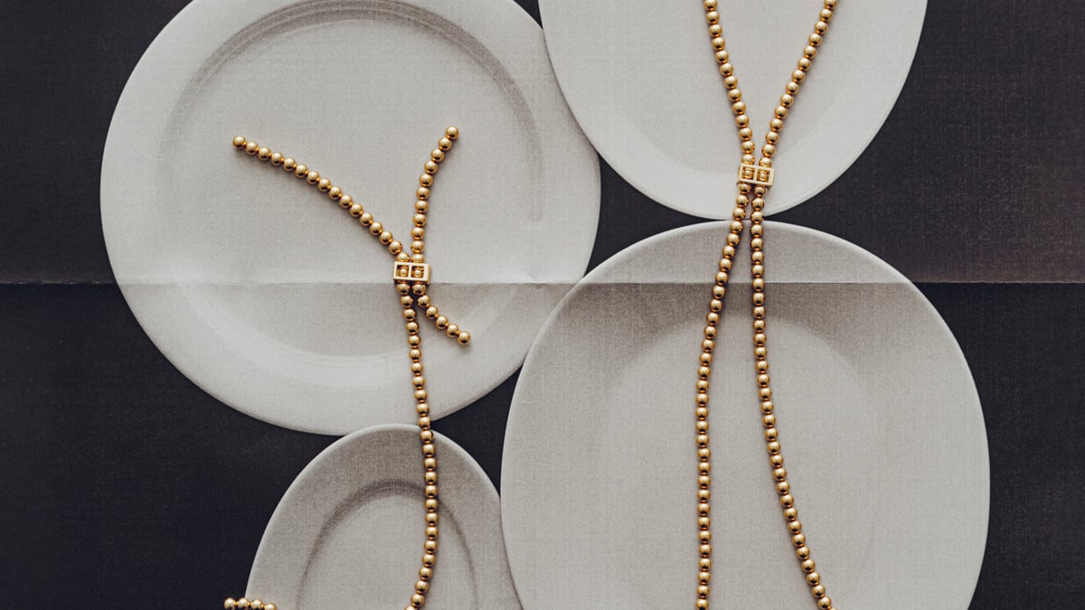 シハラ シハラが新作「ボールチェーン」を発表 18Kイエローゴールドを使用