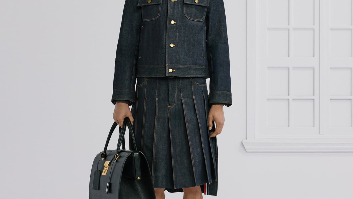 トム ブラウンが日本製セルヴィッジデニムを使用したアイテムを発売