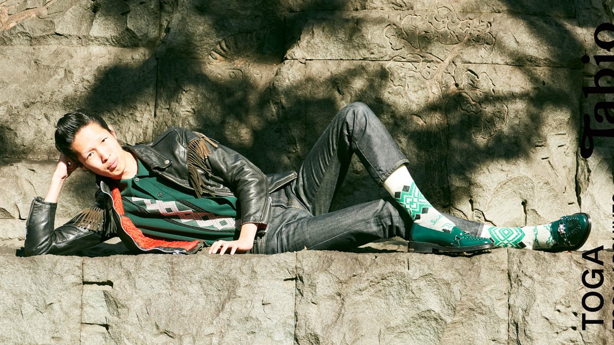 トーガ × タビオ第6弾 ウェーブ柄のアメリブソックスなど発売