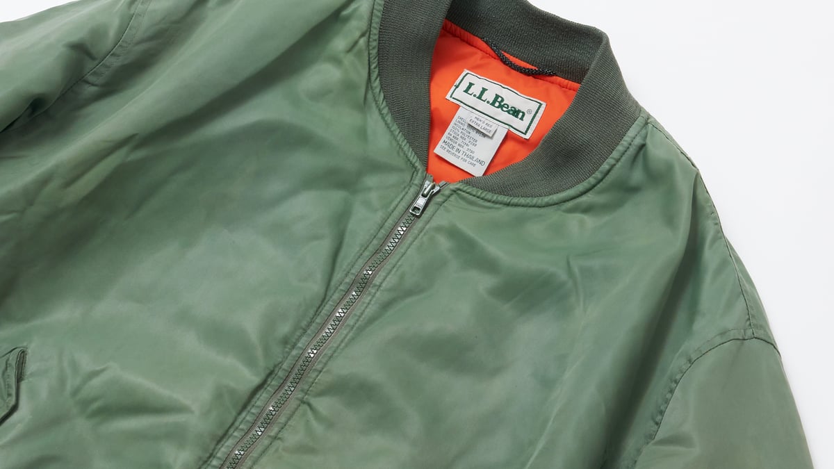 【名作】LL Bean MA-1 フライトジャケット　Lトール 名作】LL Bean MA-1 フライトジャケット Lトール 【公式通販】