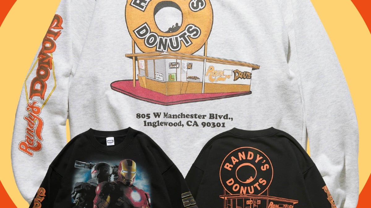 フリークスストア × アイアンマン × ランディーズドーナツ スウェット